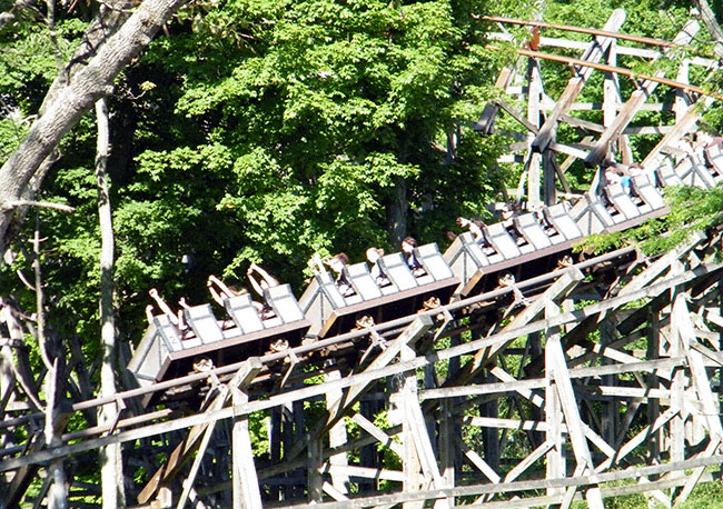 The Adventure Express Coaster at Kings Island, Kings Mills, Ohio