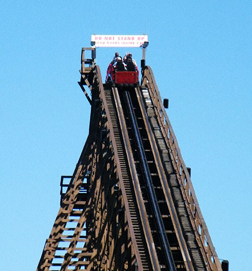 The Beast Roller Coaster at Kings Island, Kings Mills, Ohio