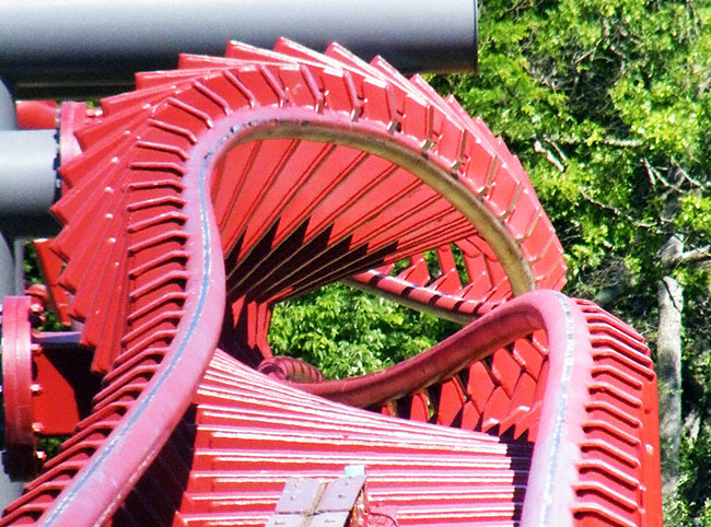 The Firehawk Roller Coaster at Kings Island, Kings Mills, Ohio