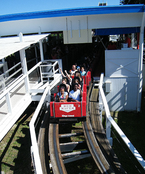 The Racer Roller Coaster at Kings Island, Kings Mills, Ohio