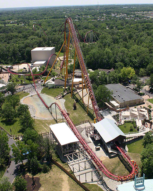 The Diamondback Roller Coaster at Kings Island, Kings Mills, Ohio