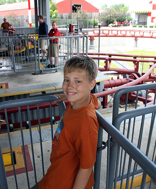 The Firehawk Roller Coaster at Kings Island, Kings Mills, Ohio