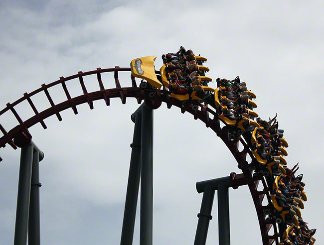 The Firehawk Roller Coaster at Kings Island, Kings Mills, Ohio