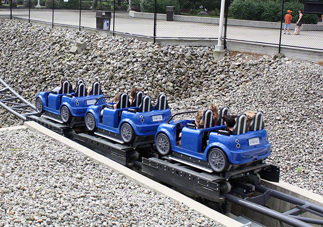 The Stunt Track Roller Coaster at Kings Island, Kings Mills, Ohio