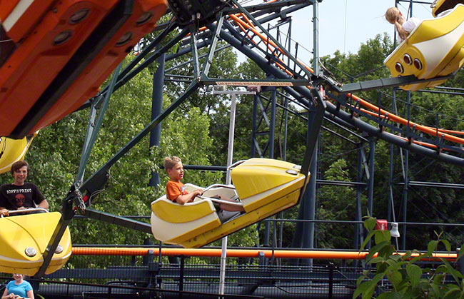 The Flying Ace Roller Coaster at Kings Island, Kings Mills, Ohio