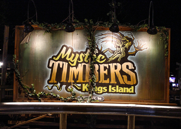 The new for 2017 Mystic Timbers Wooden Rollercoaster at Kings Island, Kings island, Ohio