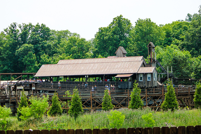 The Beast Rollercoaster at Kings Island, Kings island, Ohio