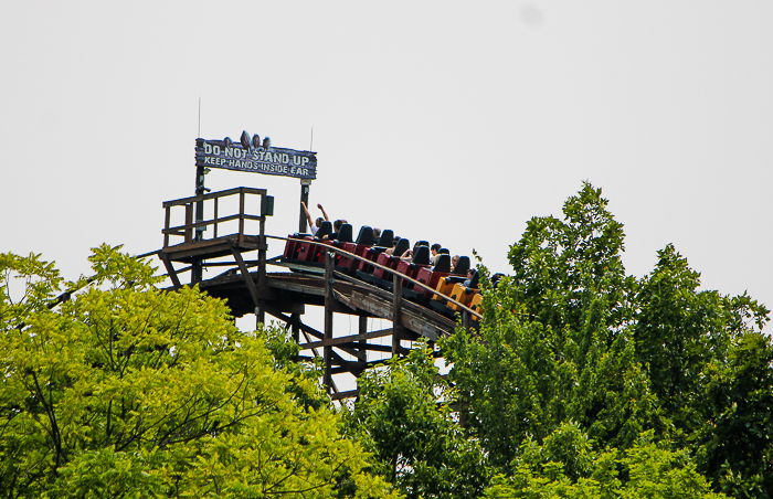 The Beast Rollercoaster at Kings Island, Kings island, Ohio