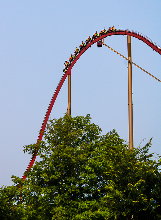 The Diamondback Rollercoaster at Kings Island, Kings island, Ohio