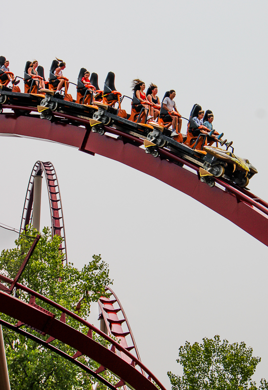 The Diamondback rollercoaster at Kings Island, Kings island, Ohio