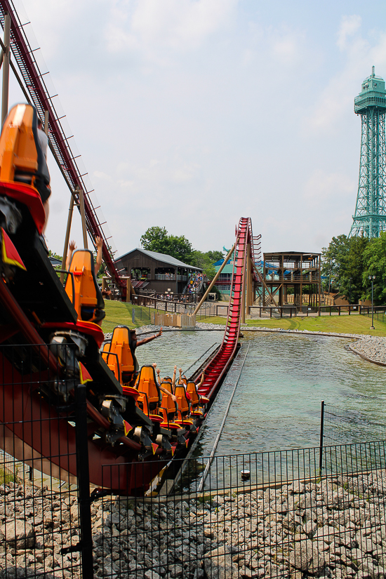 The Diamondback Rollercoaster at Kings Island, Kings island, Ohio