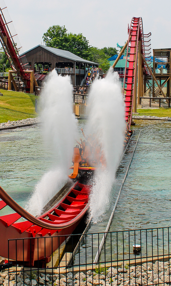 The Diamondback rollercoaster at Kings Island, Kings island, Ohio