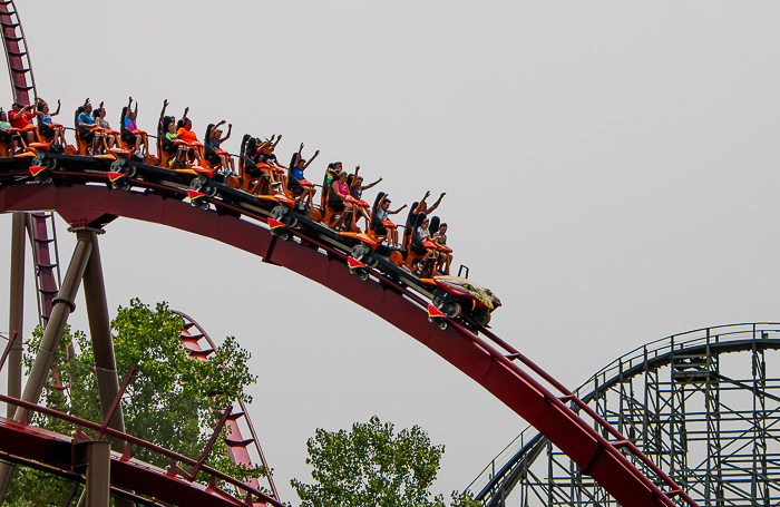 TheDiamondback Rollercoaster at Kings Island, Kings island, Ohio