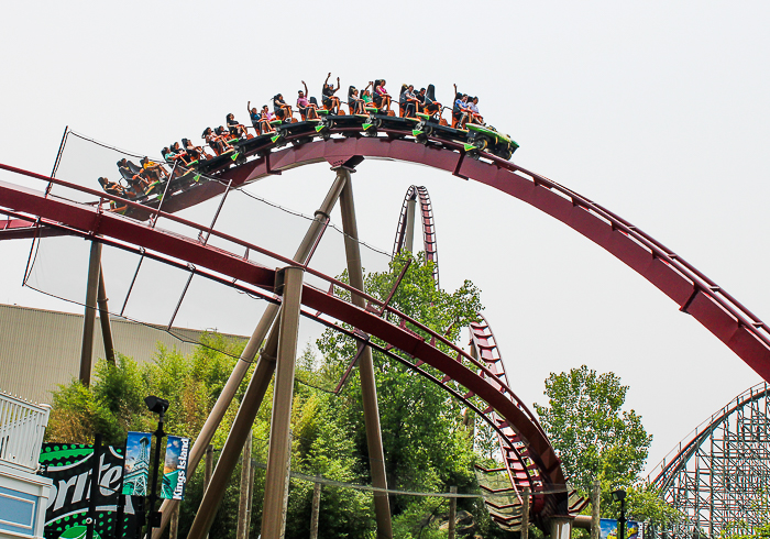 The Diamondback Rollercoaster at Kings Island, Kings island, Ohio