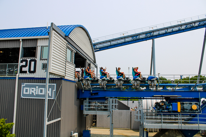 The Orion Roller Coaster at Kings Island, Kings island, Ohio