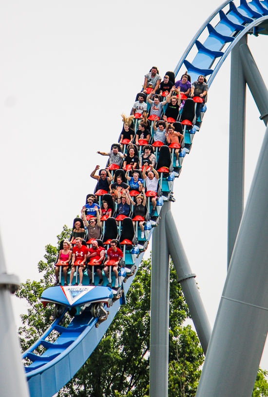 The Orion Roller Coaster at Kings Island, Kings island, Ohio