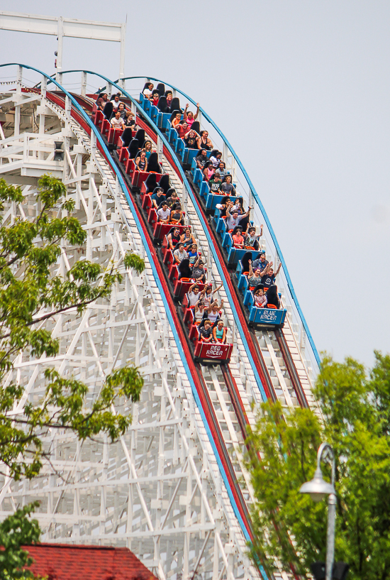 The Racer Rollercoaster at Kings Island, Kings island, Ohio