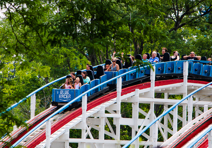 The Racer Rollercoaster at Kings Island, Kings island, Ohio