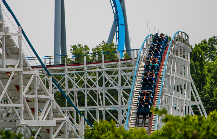 The Racer Rollercoaster at Kings Island, Kings island, Ohio