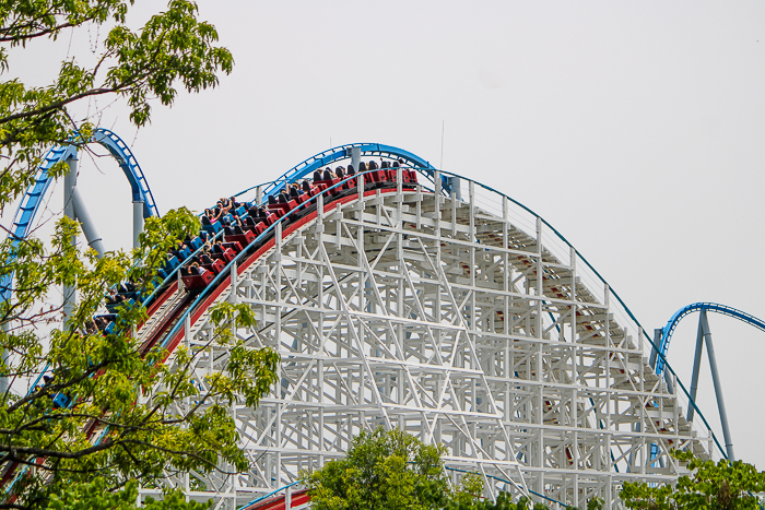 The Racer Rollercoaster at Kings Island, Kings island, Ohio