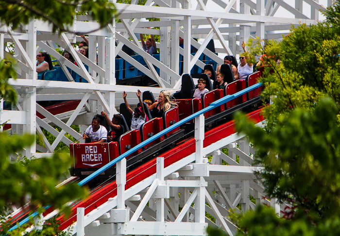 The Racer Rollercoaster at Kings Island, Kings island, Ohio