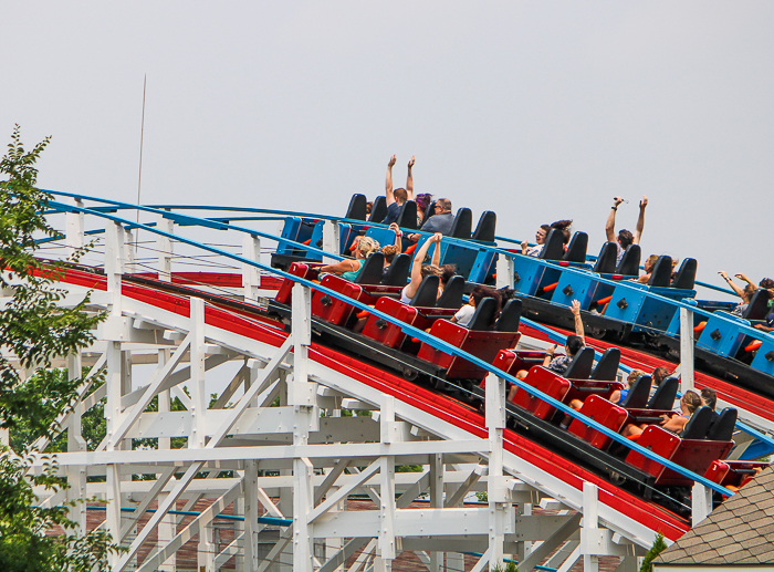 The Racer Rollercoaster at Kings Island, Kings island, Ohio