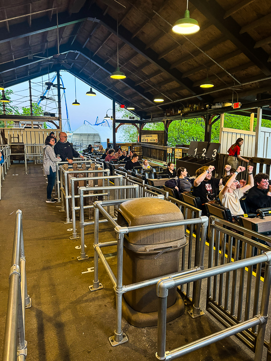 The Adventure Express rollerocaster at Kings Island, Kings island, Ohio