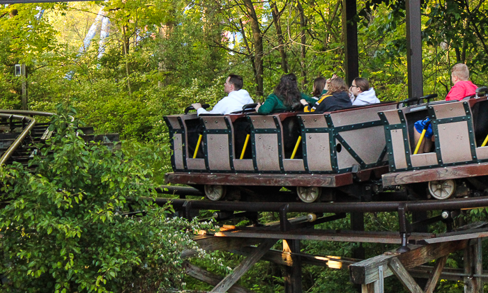 The Adveture Express rollerocaster at Kings Island, Kings island, Ohio