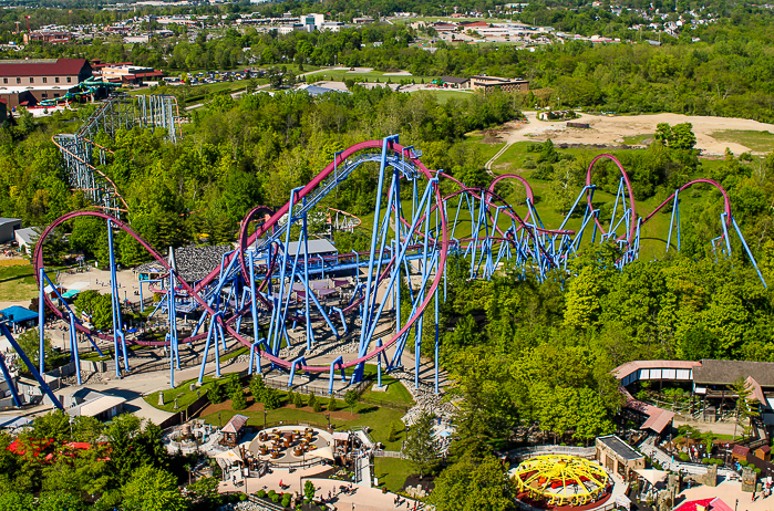 The Banshee rollerocaster at Kings Island, Kings island, Ohio