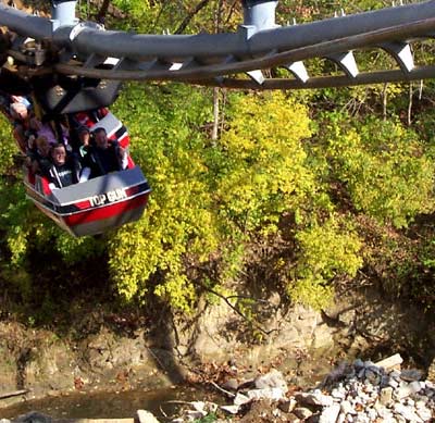 The Top Gun Roller Coaster at Paramount's Kings Island, Kings Mills, Ohio