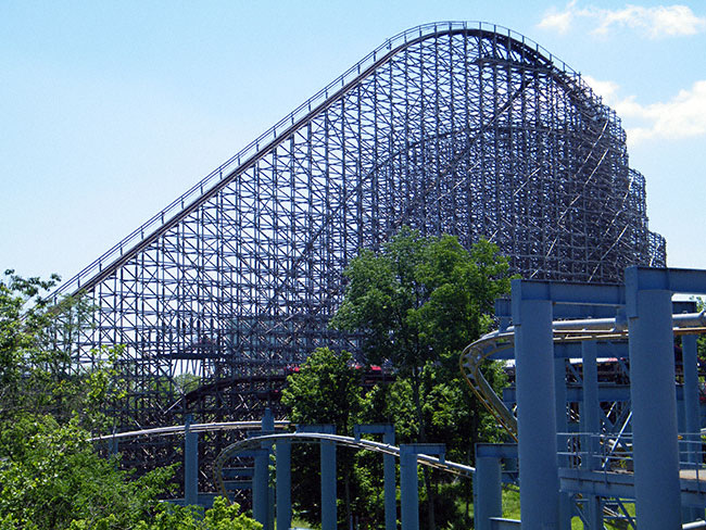 Son of Beast Roller Coaster at Kings Island, Kings Mills, Ohio