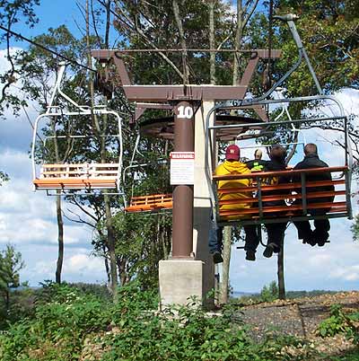 The New for 2003 Skyride at Knoebels Amusement Resort