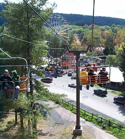 The New for 2003 Sky Ride at Knoebels Amusement Resort