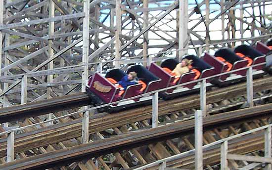 The Twister Rollercoaster at Knoebels Amusement Resort