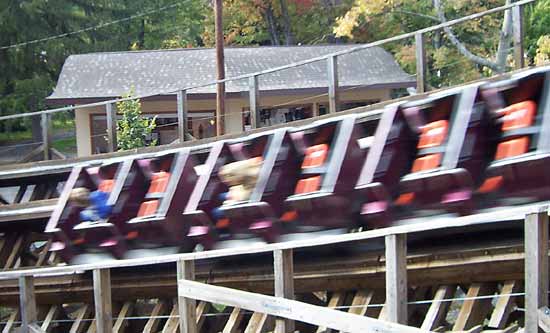 The Twister Rollercoaster at Knoebels Amusement Resort