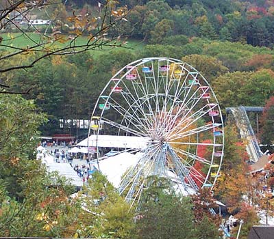 The Sky Ride at Knoebels Amusement Resort, Elysburg, PA