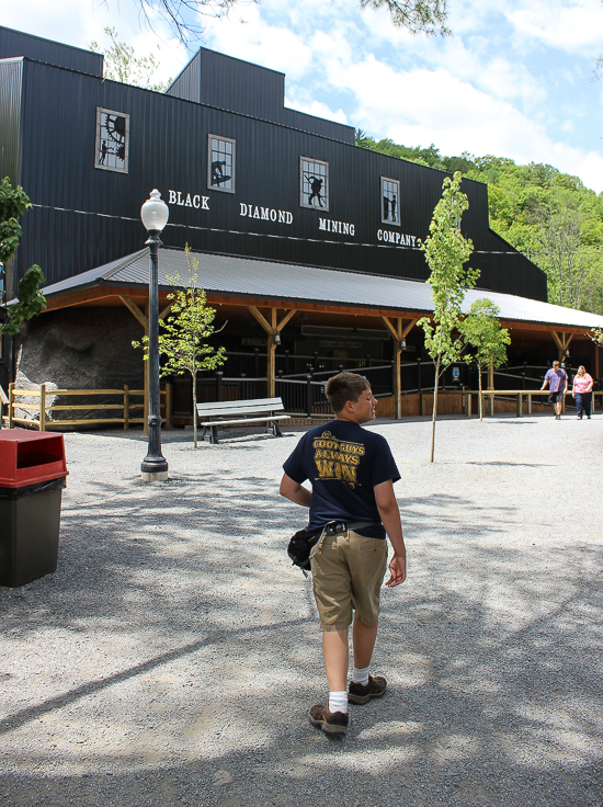  The Black Diamond Roller Coaster at Knoebels Amusement Resort, Elysburg, Pennsylvania