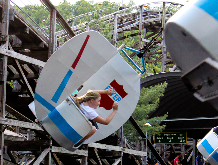 The Flyers at Knoebels Amusement Resort, Elysburg, Pennsylvania