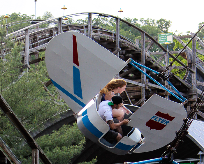 The Flyers at Knoebels Amusement Resort, Elysburg, Pennsylvania