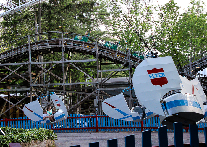 The Flyers at Knoebels Amusement Resort, Elysburg, Pennsylvania