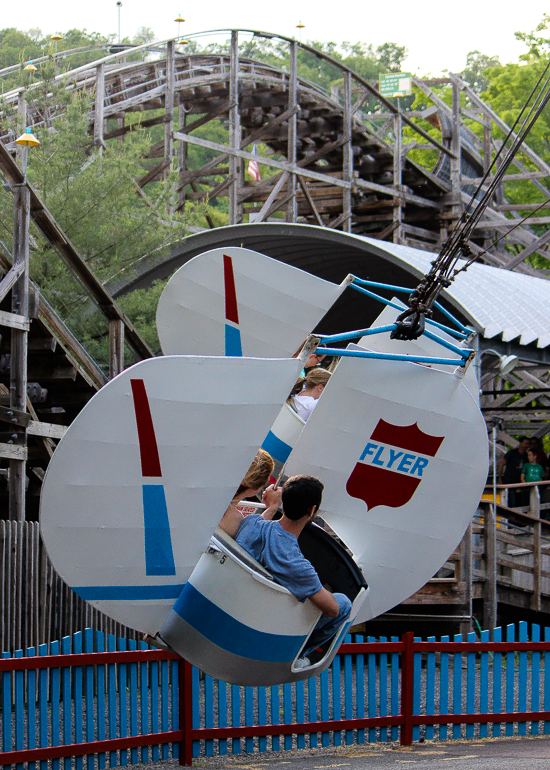 The Flyers at Knoebels Amusement Resort, Elysburg, Pennsylvania