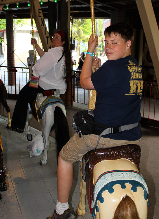 The Grand Carousel at Knoebels Amusement Resort, Elysburg, Pennsylvania