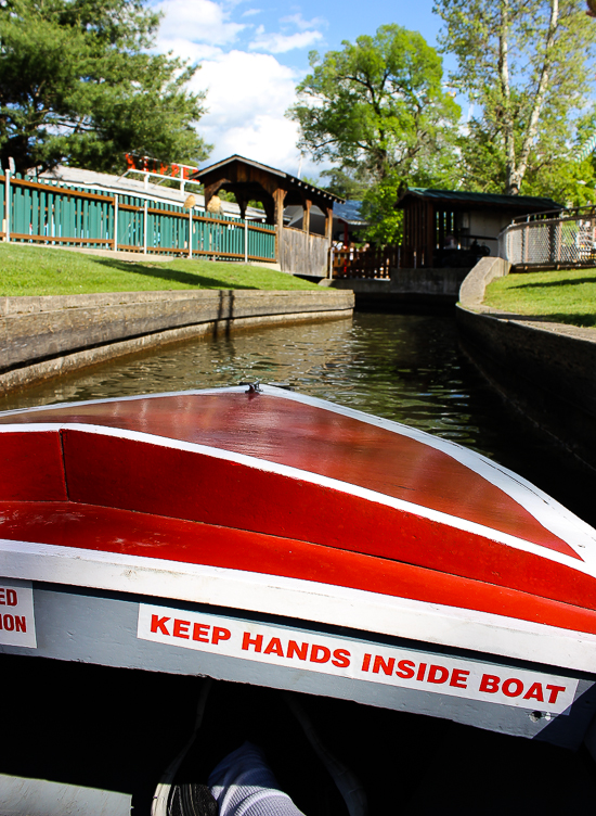 The Motor Boats at Knoebels Amusement Resort, Elysburg, Pennsylvania