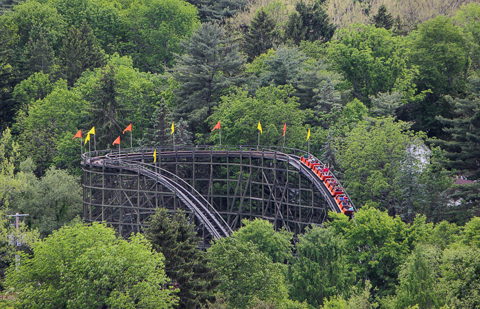 The Phoenix Roller Coaster at Knoebels Amusement Resort, Elysburg, Pennsylvania