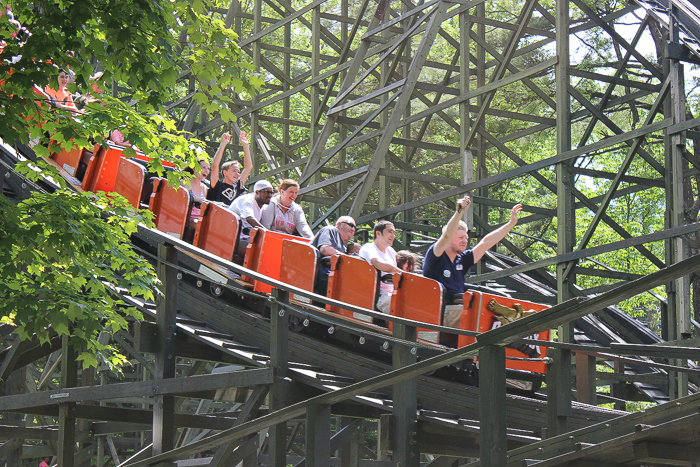 The Phoenix Roller Coaster at Knoebels Amusement Resort, Elysburg, Pennsylvania