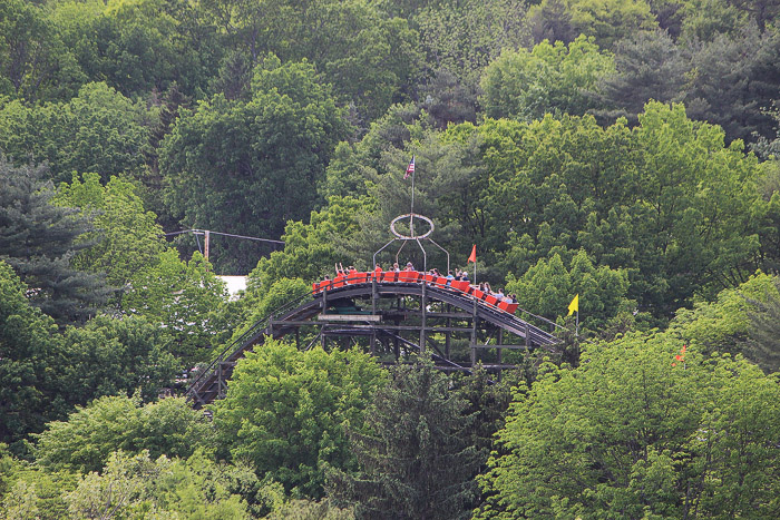 The Sky Ride at Knoebels Amusement Resort, Elysburg, Pennsylvania