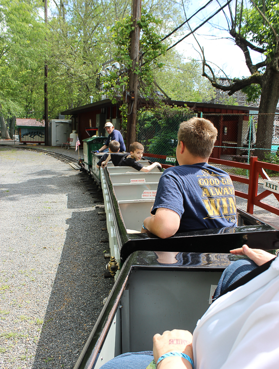 The Pioneer Train at Knoebels Amusement Resort, Elysburg, Pennsylvania