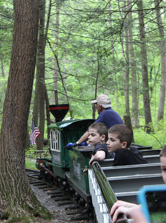 The Pioneer Train at Knoebels Amusement Resort, Elysburg, Pennsylvania