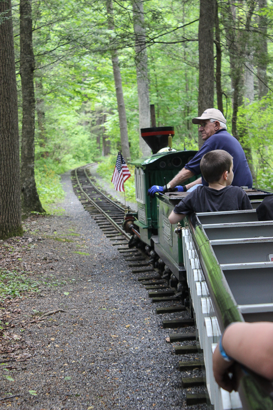 The Pioneer Train at Knoebels Amusement Resort, Elysburg, Pennsylvania