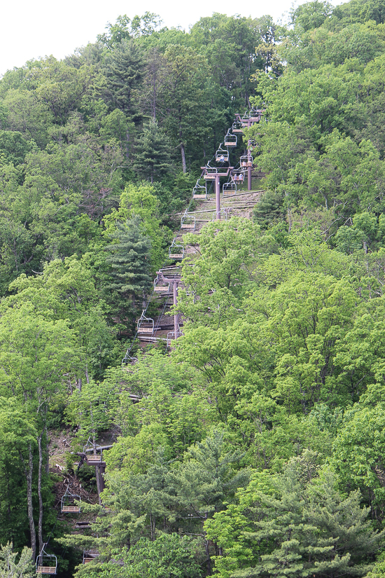 The Sky Ride at Knoebels Amusement Resort, Elysburg, Pennsylvania